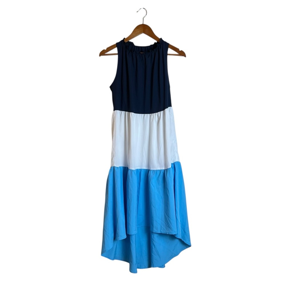 Cupshe colour block tiered dress.‎ Size medium